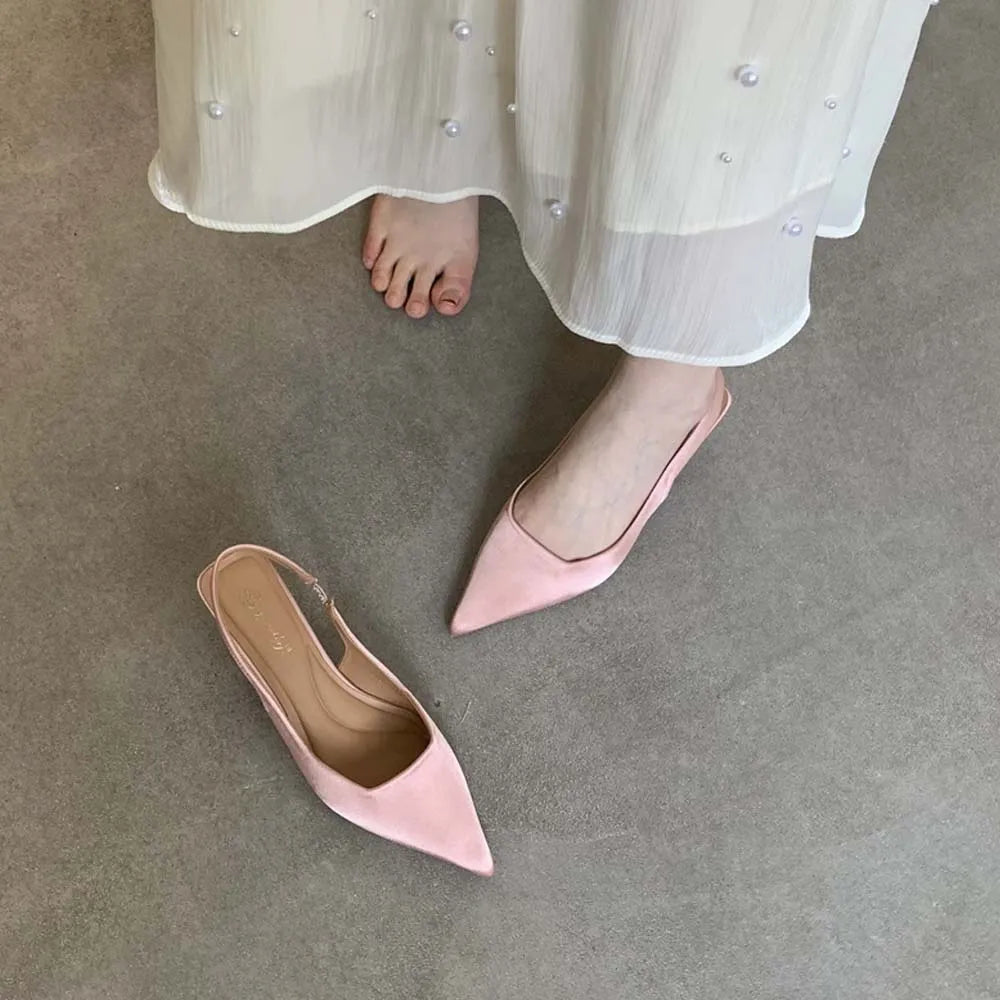 Lurevia™| Pointed Toe Slingbacks