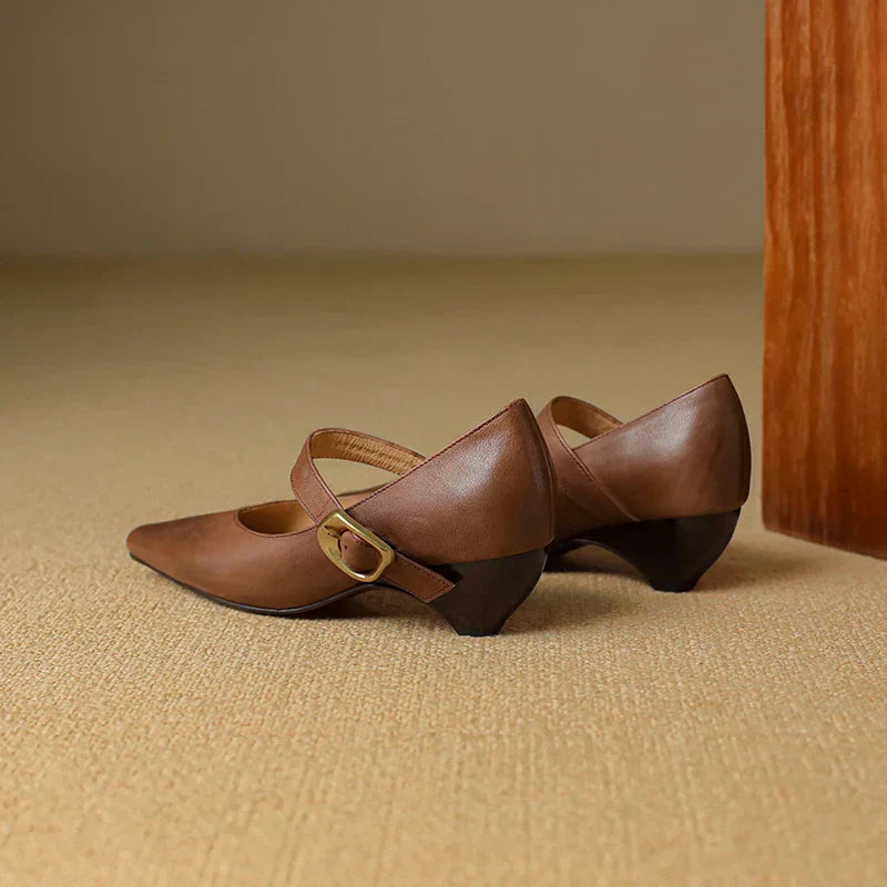 Lunovella™| Leather Heels