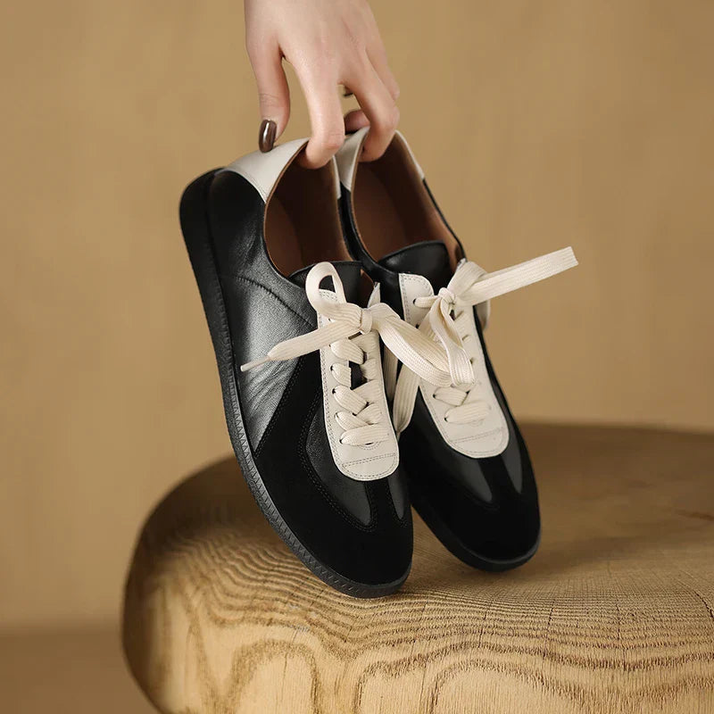 Amora™| Wildline Leather Sneakers