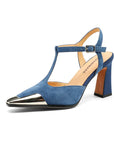 Fioren™| Leather T Strap Pumps