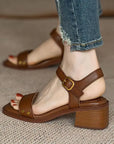 Viana™| Leather Heels