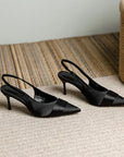 Polenne™| Satin Slingbacks