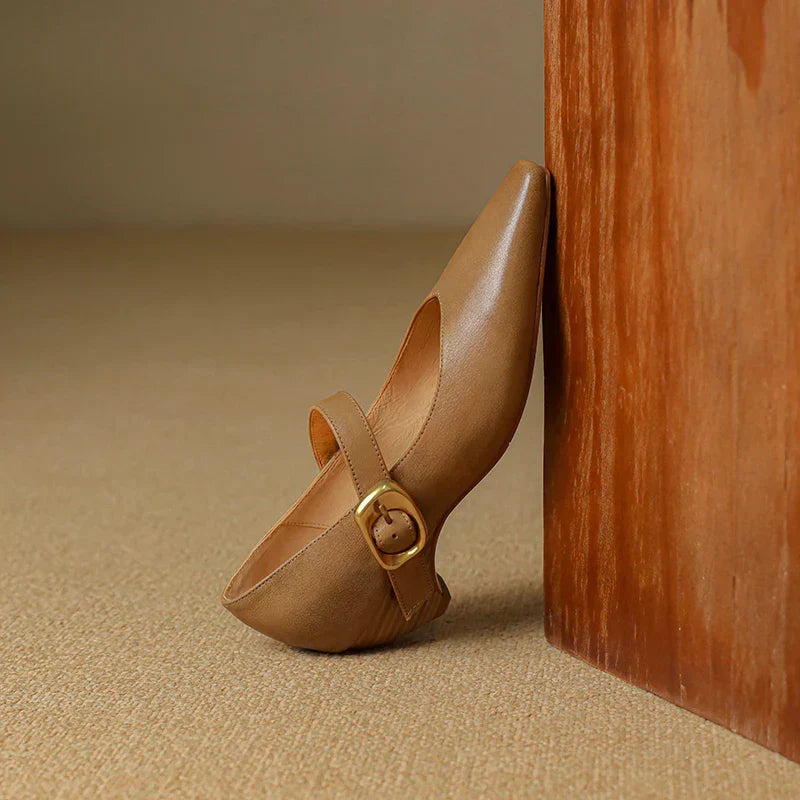 Lunovella™| Leather Heels