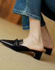 Giselle™| Genuine Leater Mules