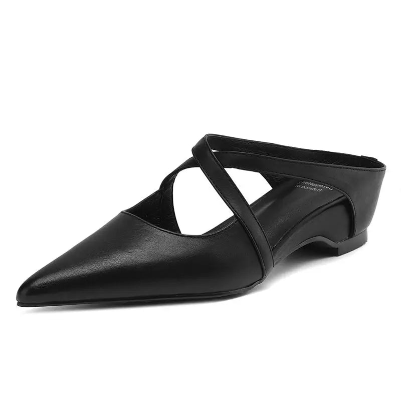 Divina™| Leather Mules