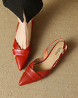 Fynora™| Pointed Toe Slingbacks