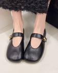 Irene™| Leather Mary Janes