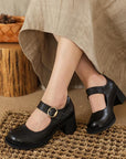 Agnes ™ | Leather Mary Janes