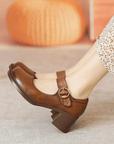 Agnes ™ | Leather Mary Janes