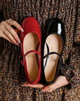 Livy™| Leather Mary Janes
