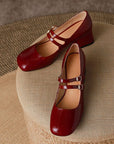 Tavessa™| Leather mary Janes