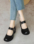 Agnes ™ | Leather Mary Janes
