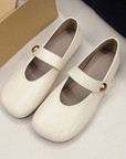 Irene™| Leather Mary Janes